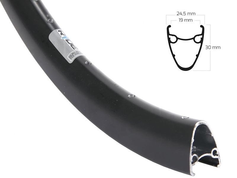 Ryde Velg Dutch 19 28 622 x 19C aluminum 36-hole disc black