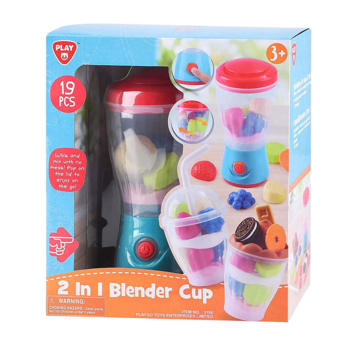 Batidora Playgo 2 en 1 - 19 uds.