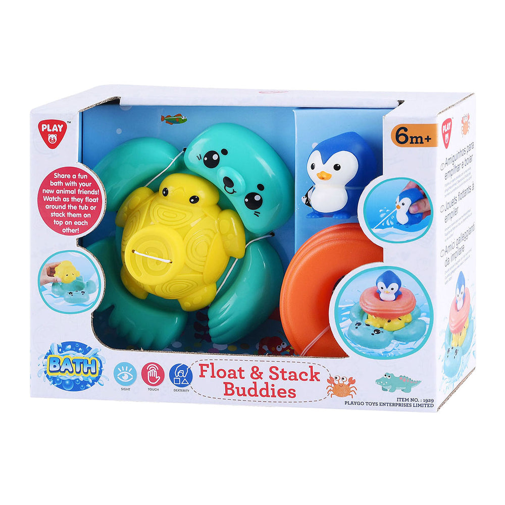 Playgo bath toys stack and floating sea animals - 4 pcs.
