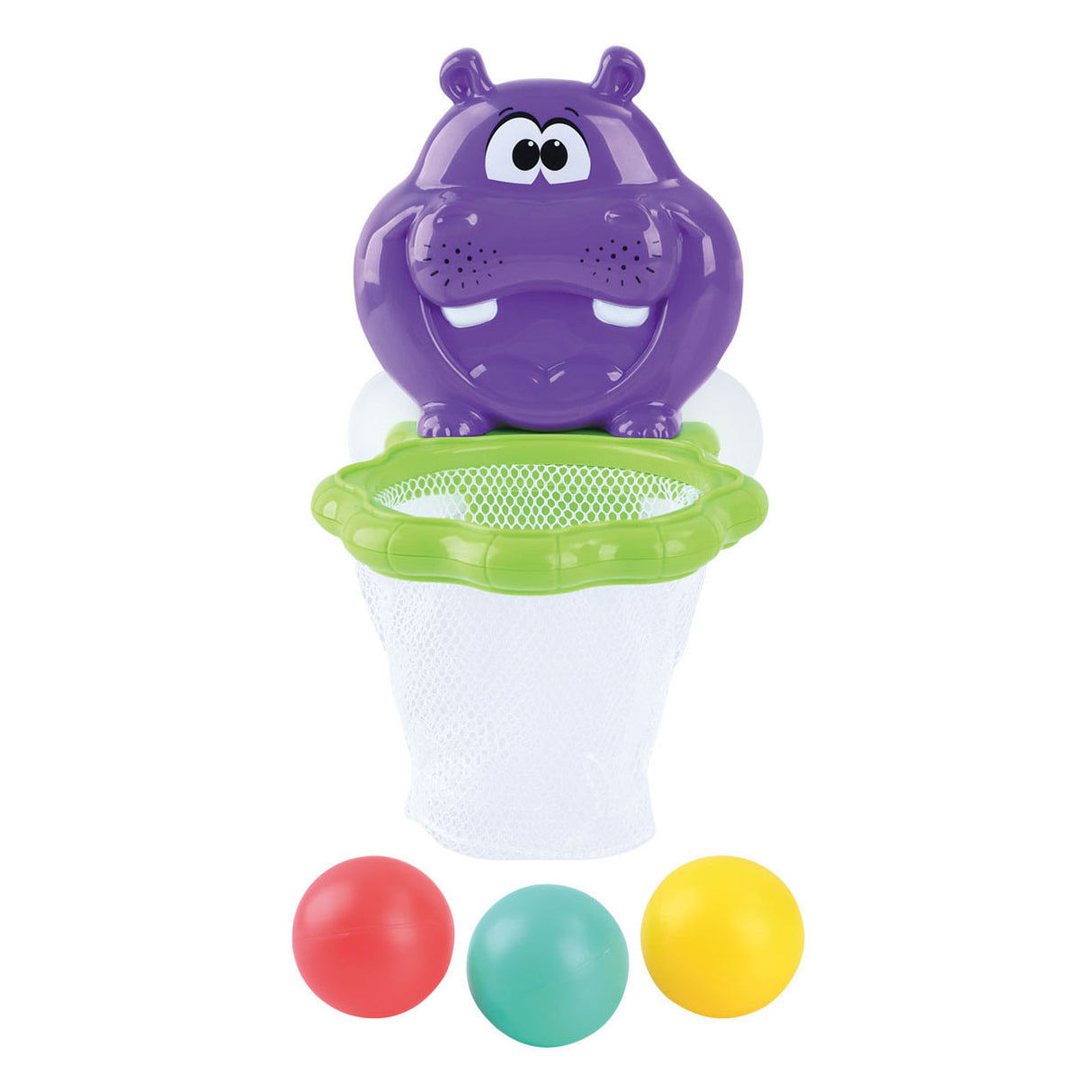 Playgo Badespielzeug-Basketball-Nilpferd-Spielset – 4-teilig.