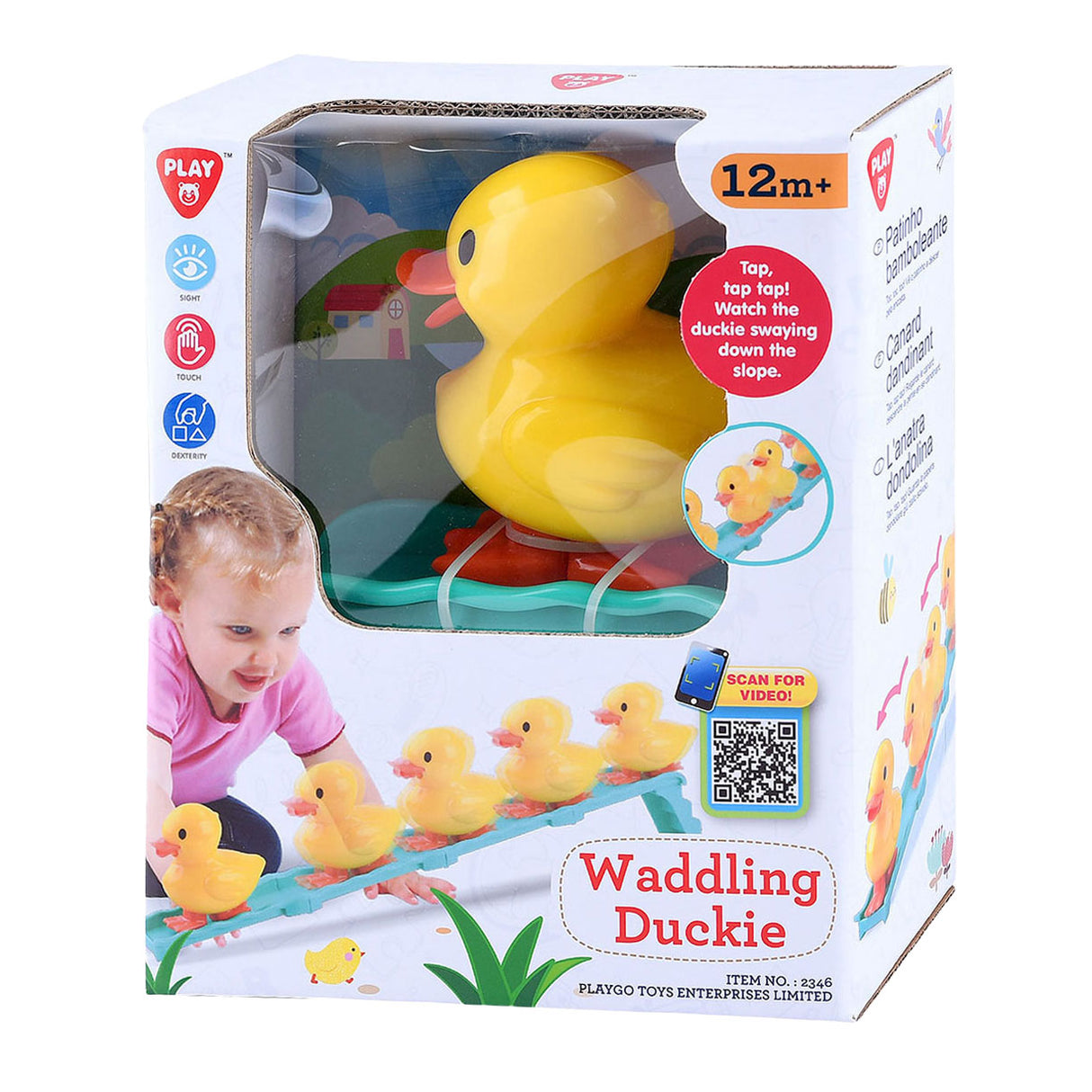 Playgo waddling duck down the ramp playset