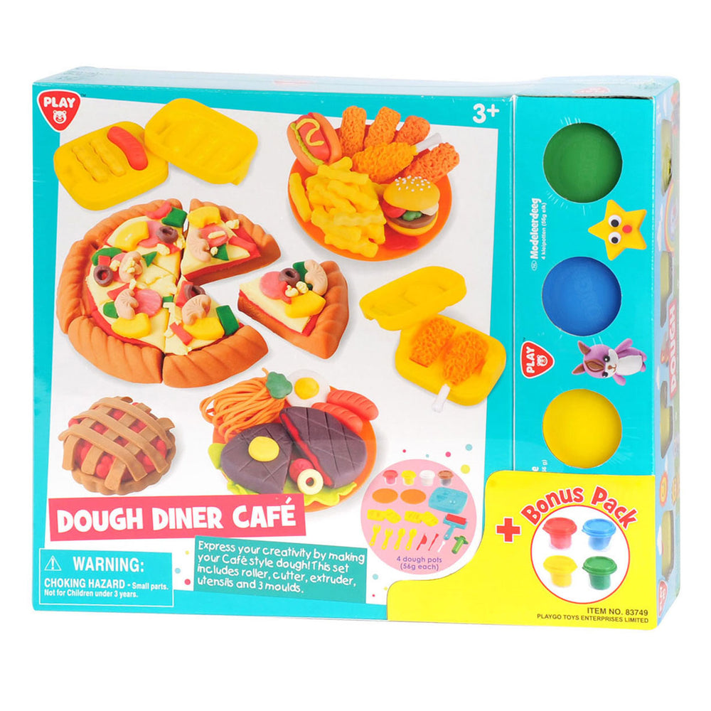 Playgo diner cafe clay set - 8 clay pots