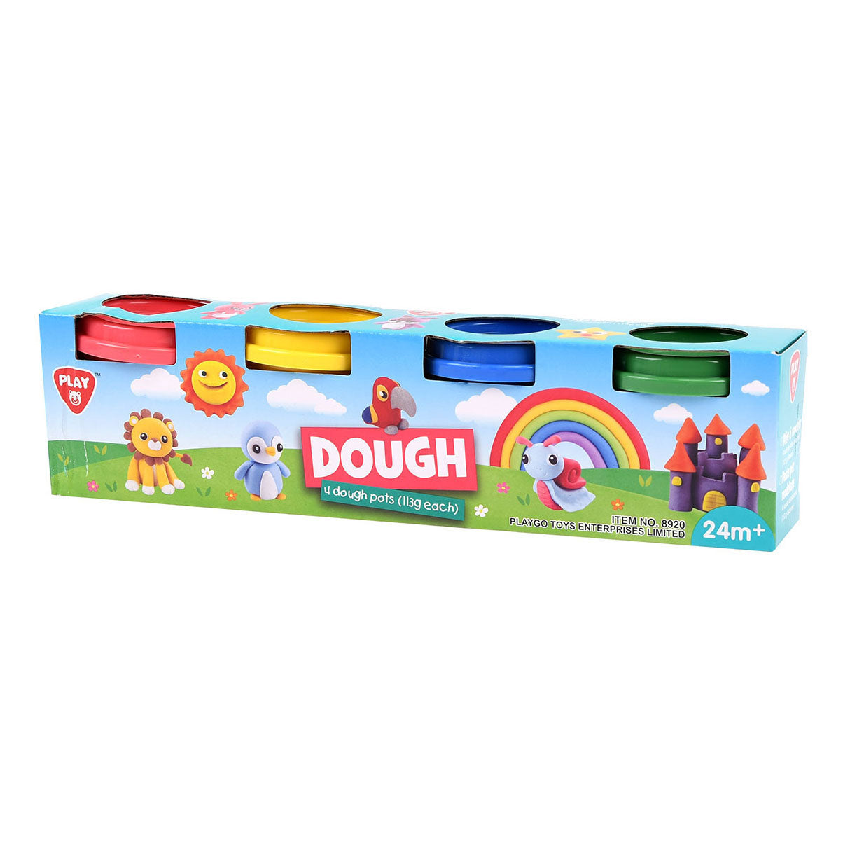 Playgo clay set 4 colors - 4x56gram