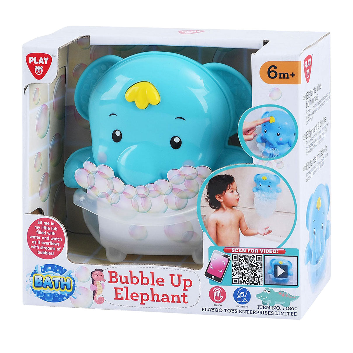 Playgo juguete de baño burbuja elefante