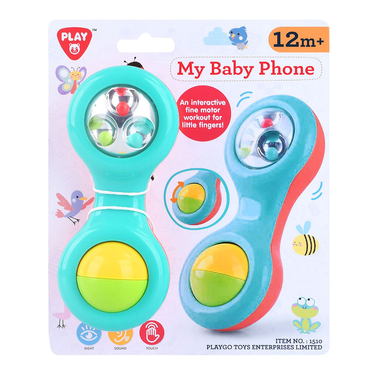 Playgo mi bebé teléfono con bolas en movimiento