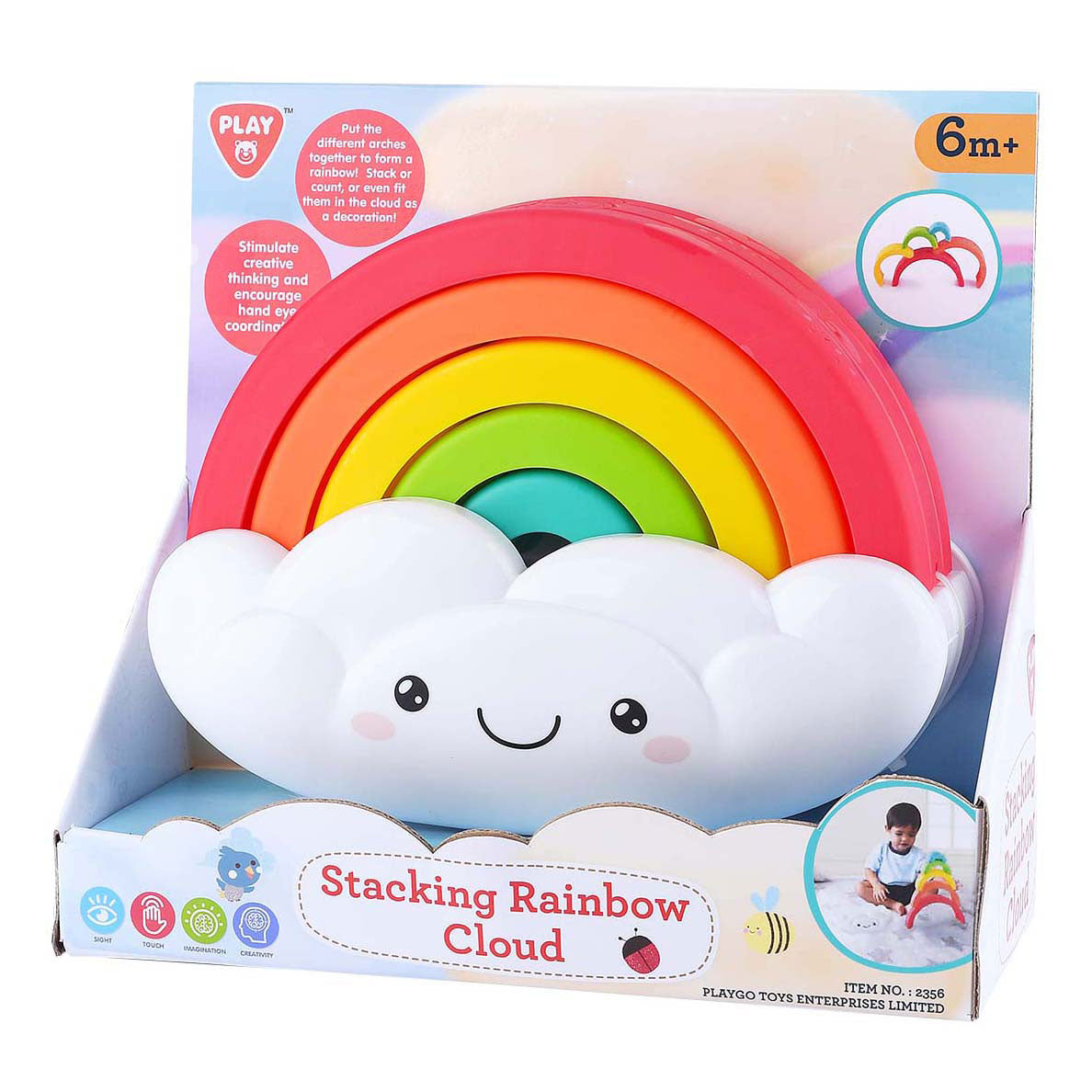 Gioca a Rainbow Stacking Tower, 6dlg.