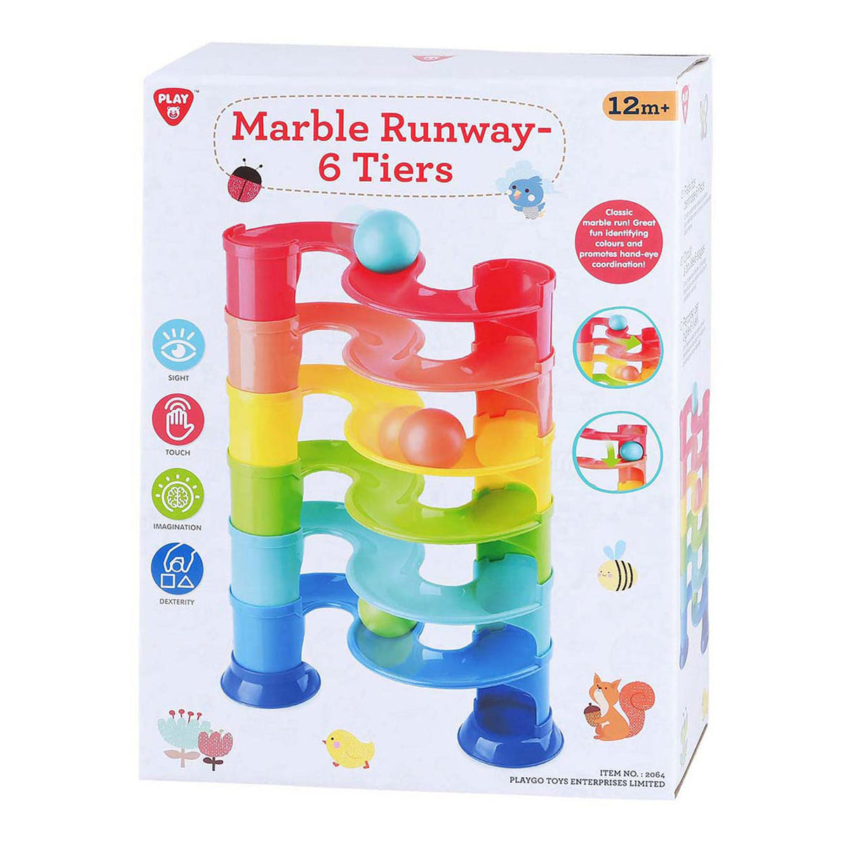 Gioca in pista di marmo con 2 palle grandi, 11dlg.