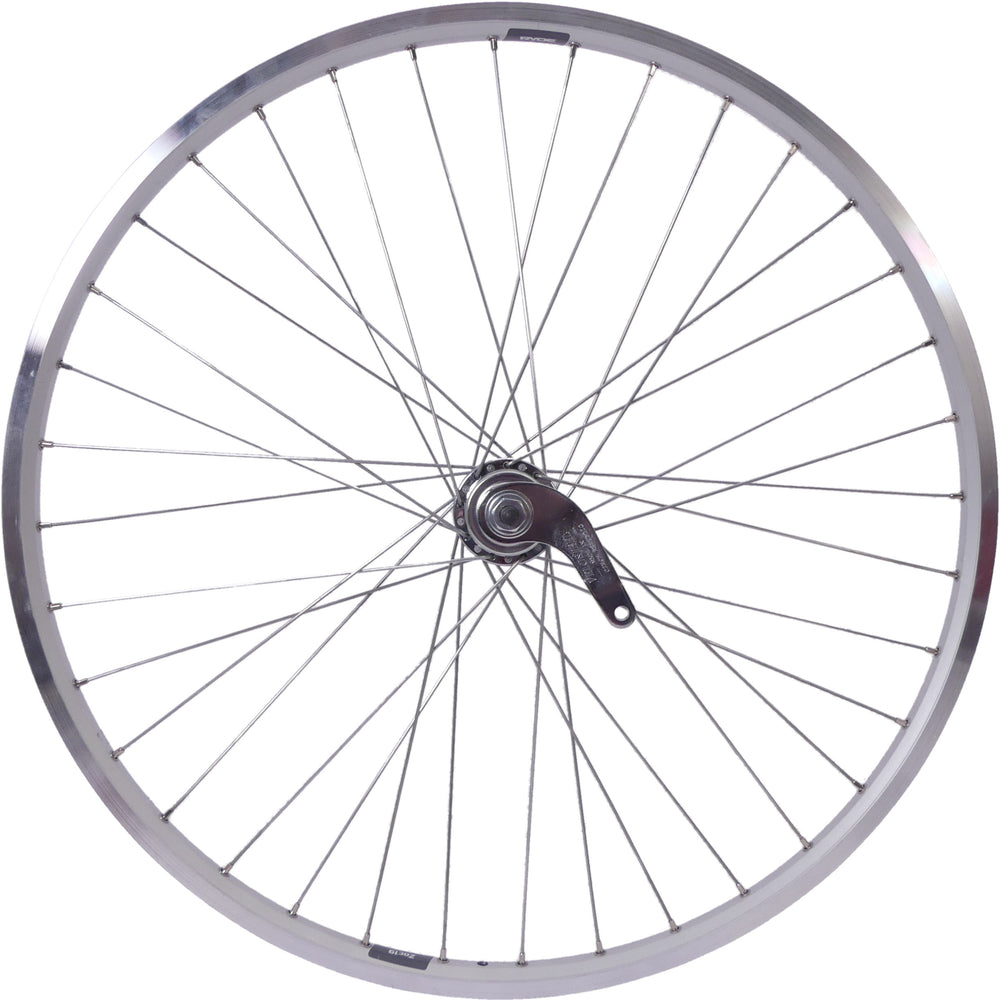 Achterwiel 26 x 1.75 1.95 met favorit remnaaf zac 19 velg - zilver