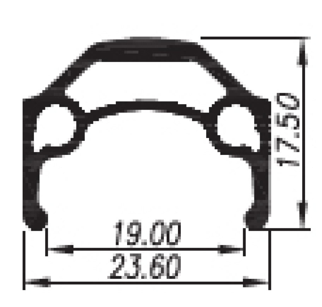 Rim Primax E STR19 28 - 622 x 19c - 36 agujeros - Spoke 14 Válvula francesa - Plata con borde del freno