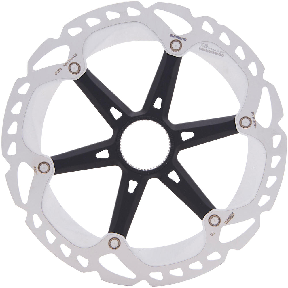 Shimano brake disc Deore XT RT-MT800. rotor shim. xt 203mm cl rt-mt800 ice int