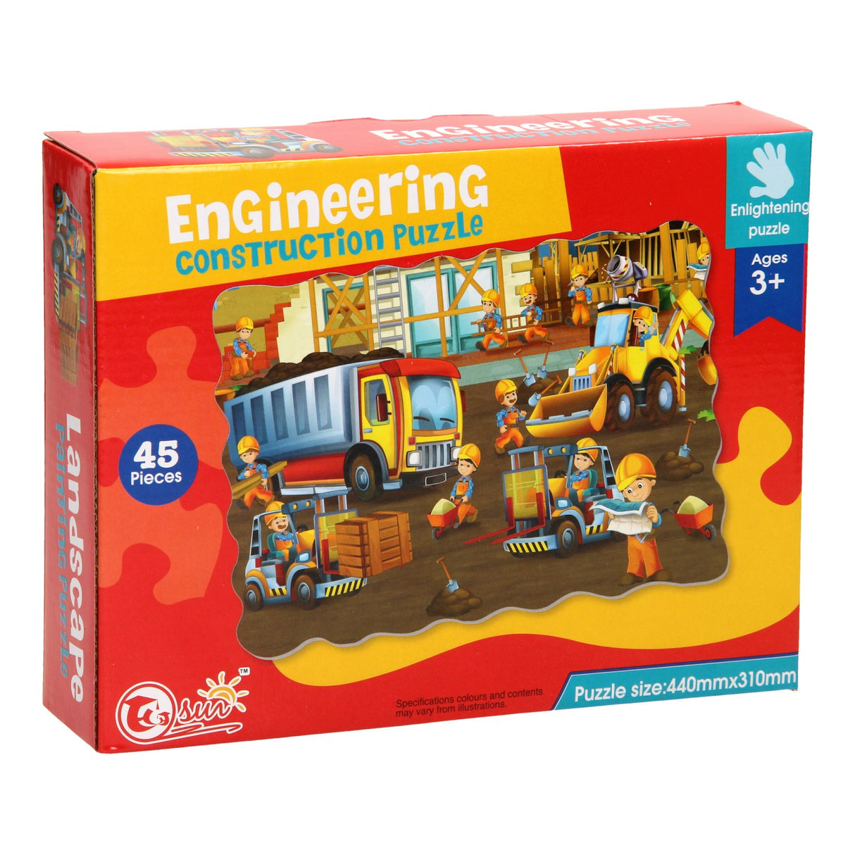 Floor Puzzle On The Construction Site 45 pcs.