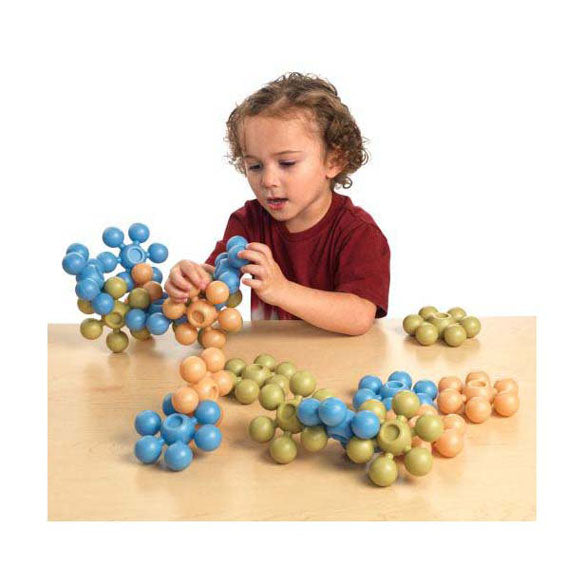 Colored star-shaped connectors - 20 pcs.