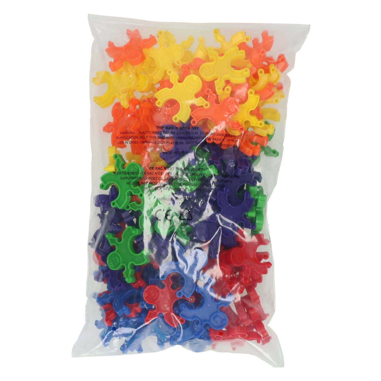 Gekleurde bouwpoppetjes - 36st.