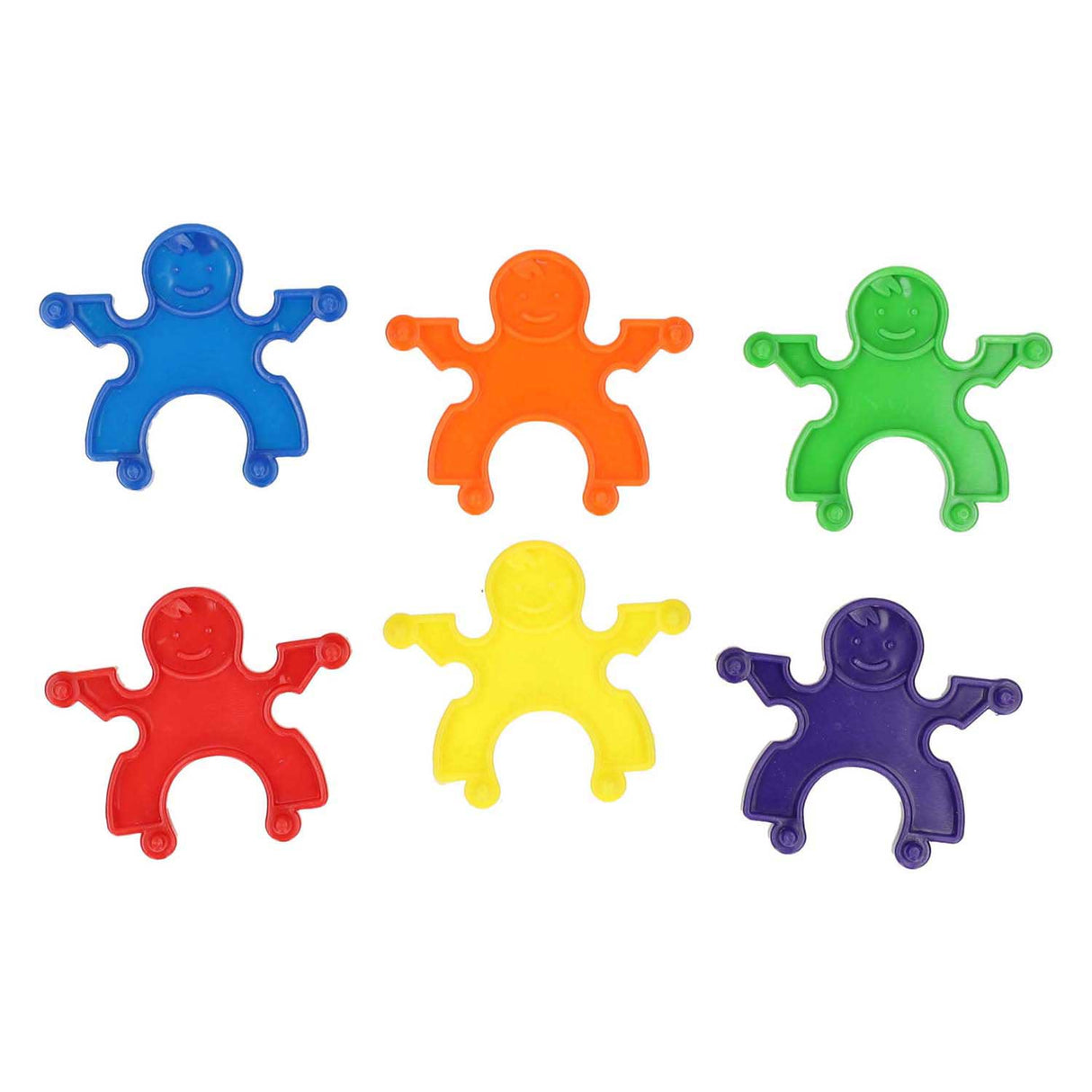 Colored building figures - 36 pcs.