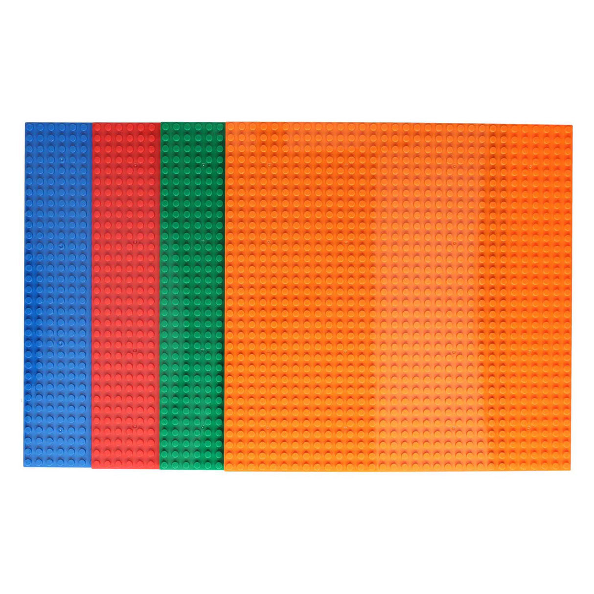 Gradbena plošča za mini bloke zelena - 25x25cm