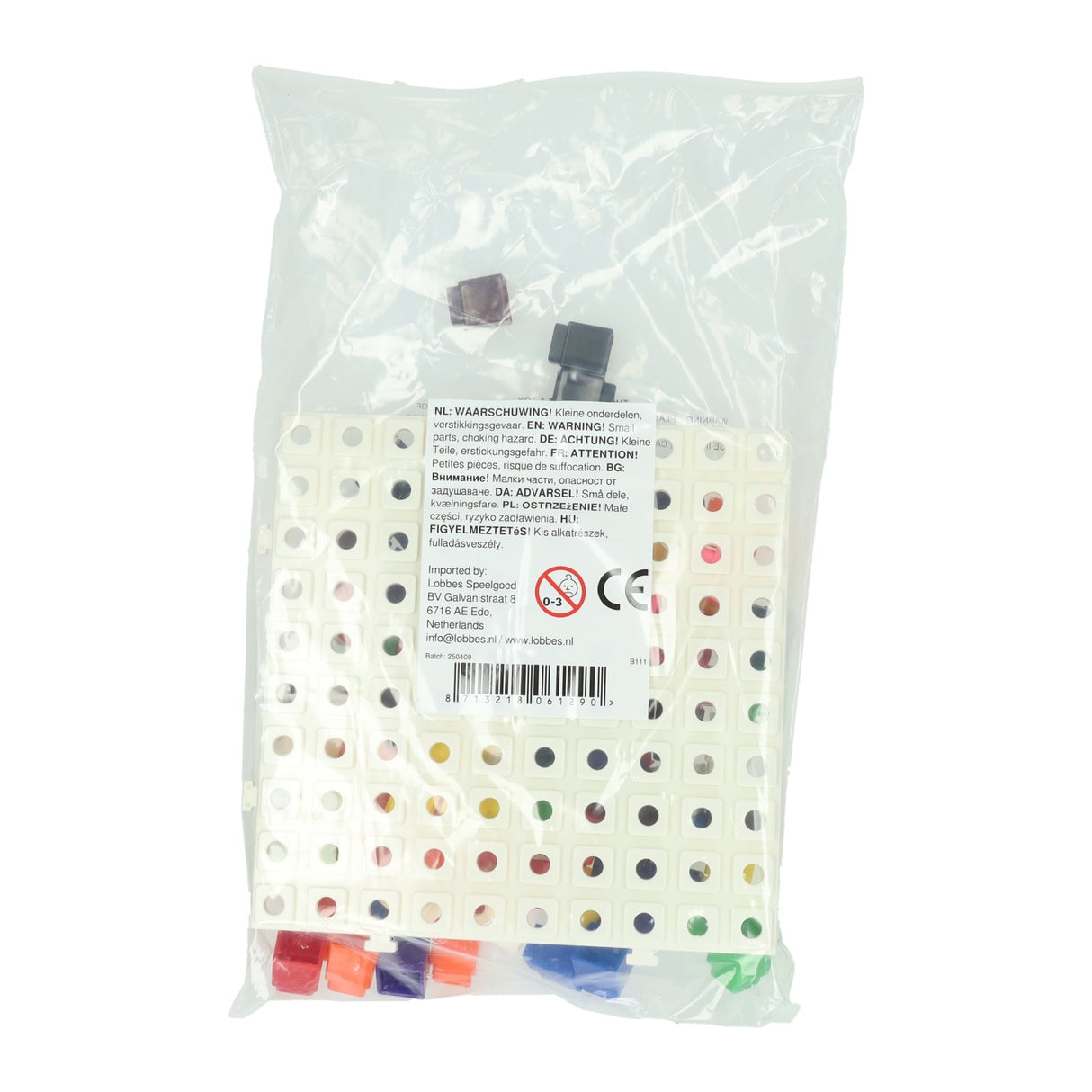 Stacking blocks with base plate - 100 pcs.