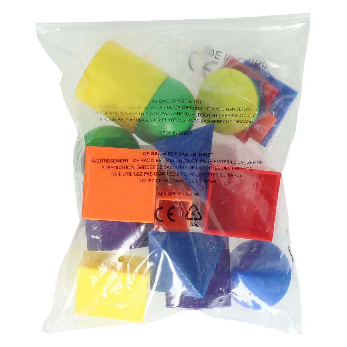 Geometric shapes set - 12 pcs.