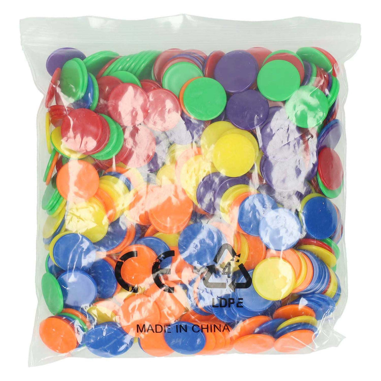 Colored chips - 500 pcs.