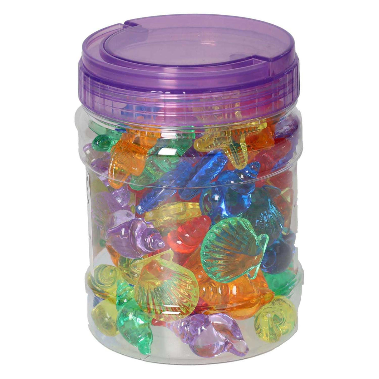 Transparent shell figures - 72 pcs