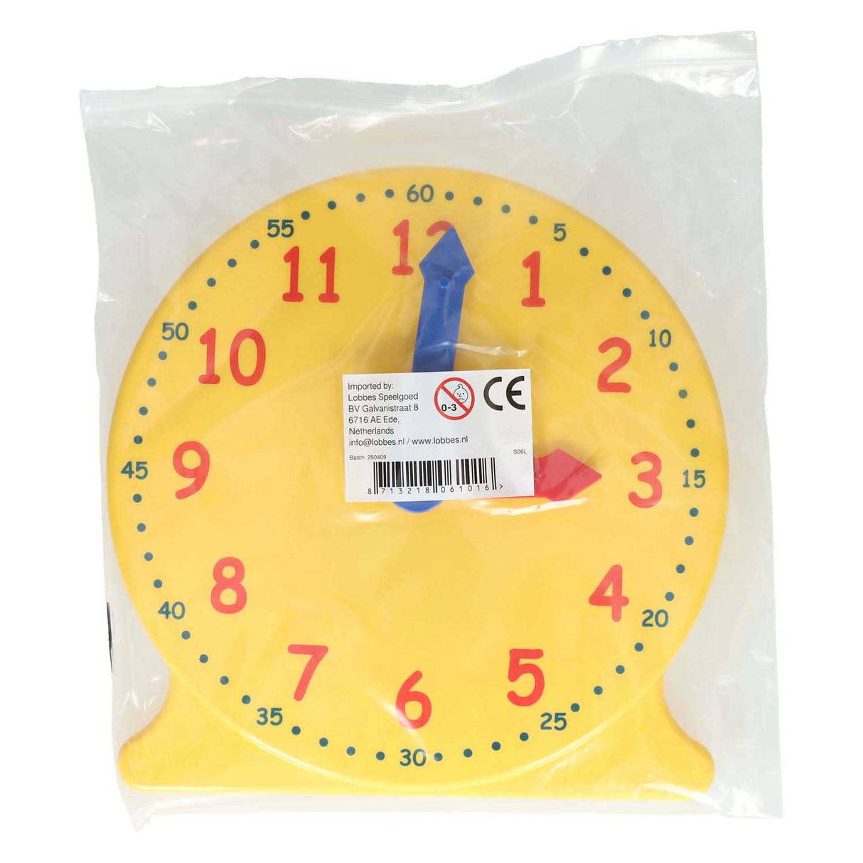 Learning to tell the time - 30cm