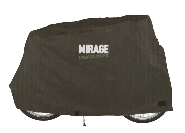 Clúdach cosanta rothar undercover Mirage 170t poileistear, dubh