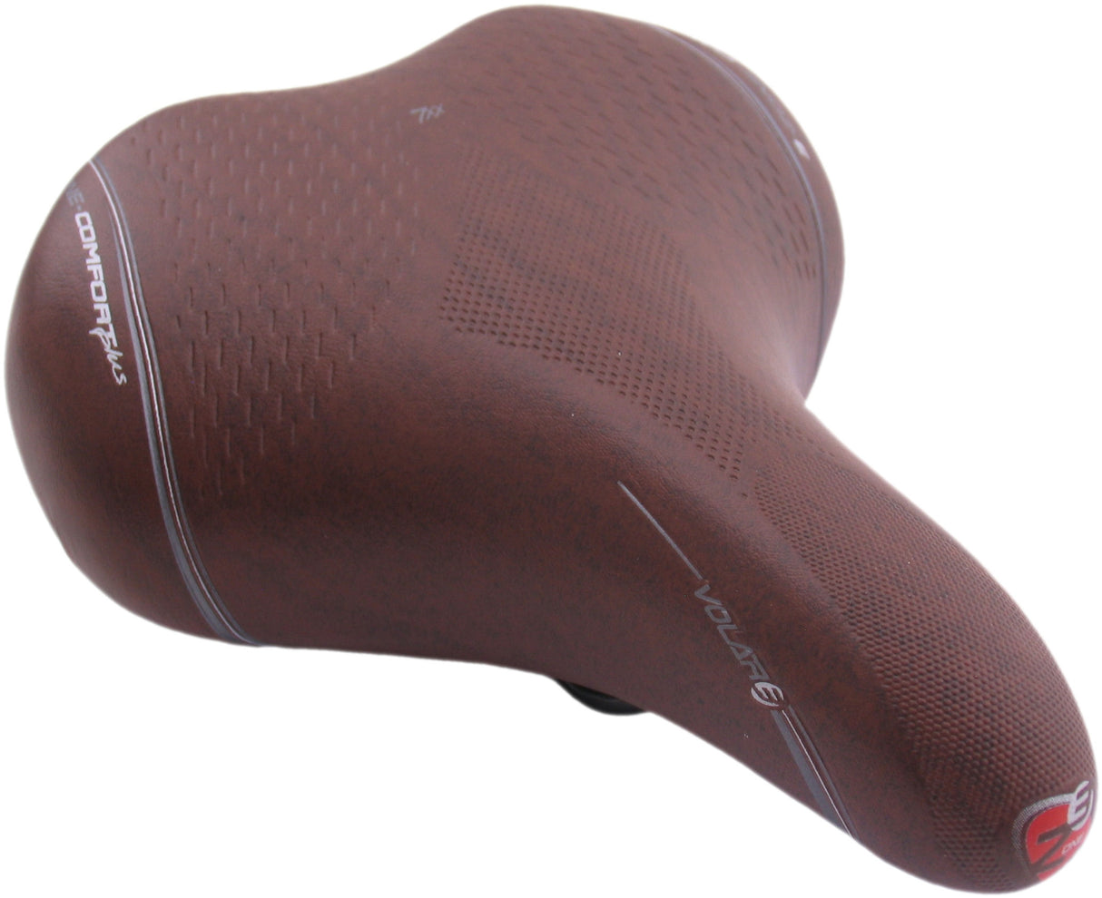 Saddle Volare BigCity XXL Elastomeer - ruskea