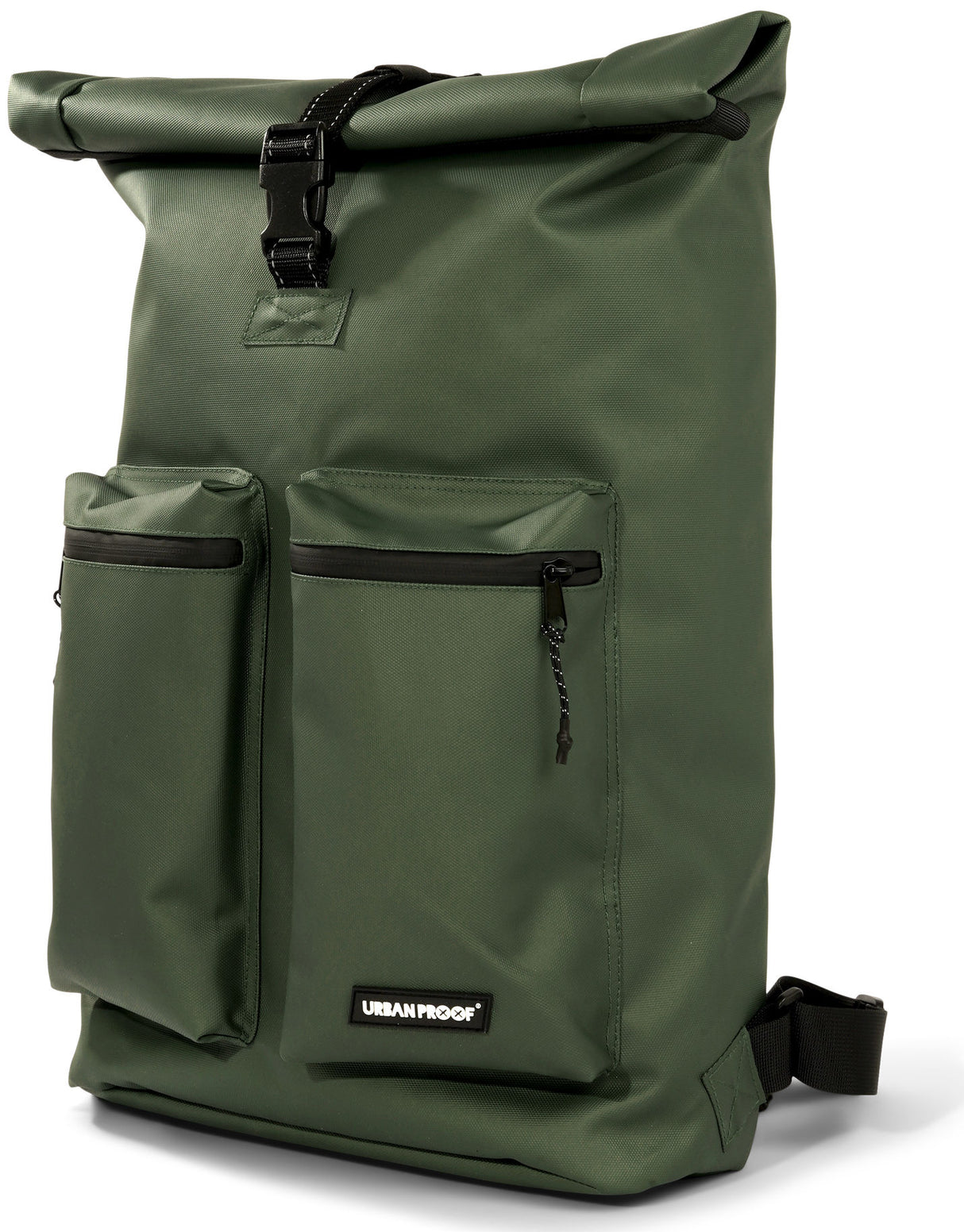 Bolsa de bicicleta urbana à prova de urbana à prova de rolltop 20L Verde