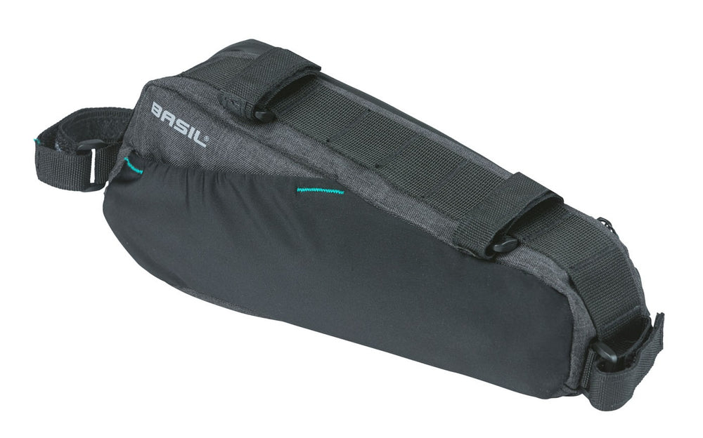 Basil Discovery 365d Frametas M - Bolsa de bicicleta compacta deportiva para bicicleta de damas para hombres - 1.8L - Melee negro
