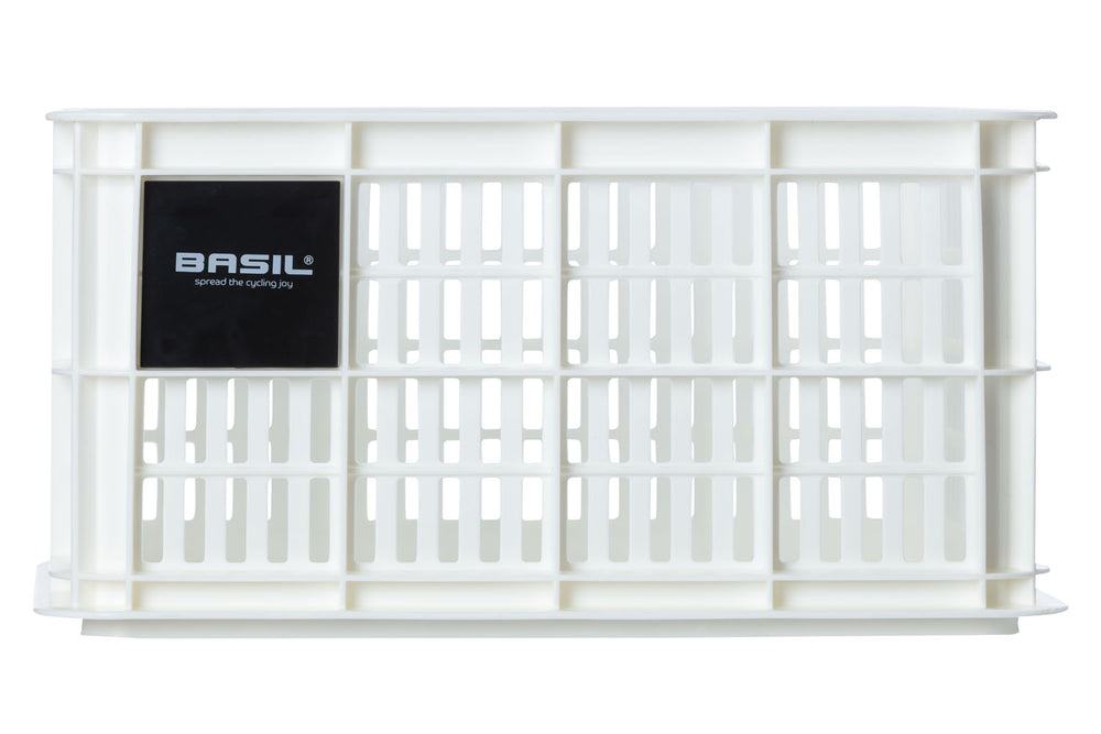 Basil Fietskrat S - Pequeño - 17.5 litros - blanco