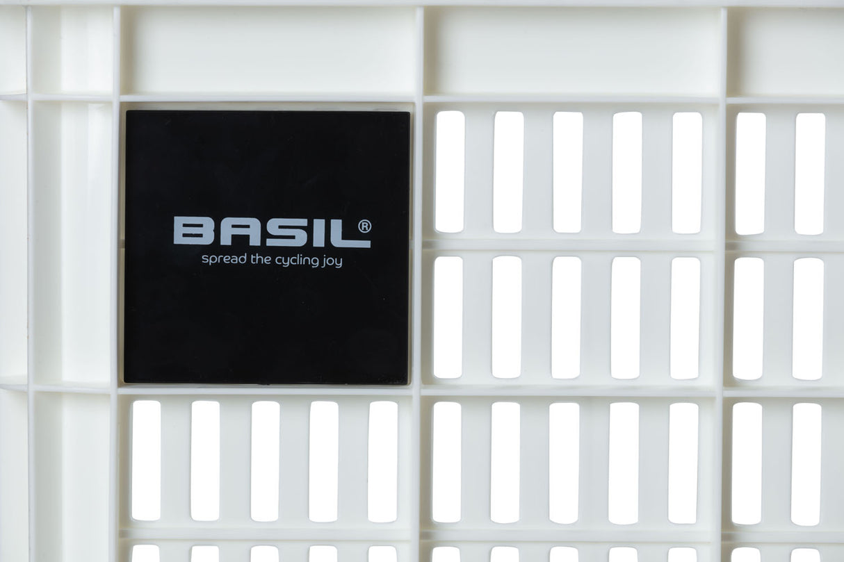 Basil Fietskrat M - Medium - 29,5 litrów - Biały