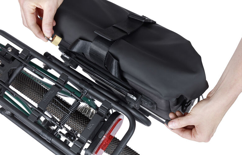 Basil Mik Lockpin lateral, negro, para equipaje