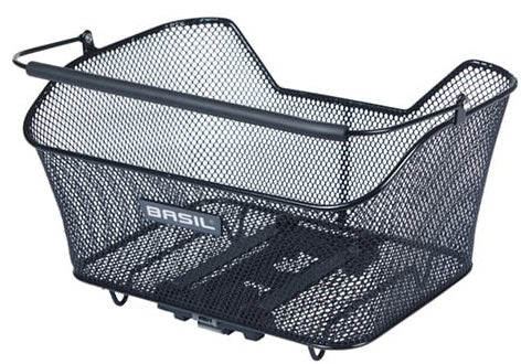 Basil Basina de bicicleta Base M Multi System NX 13 litros 25 x 33 x 16 cm - Negro