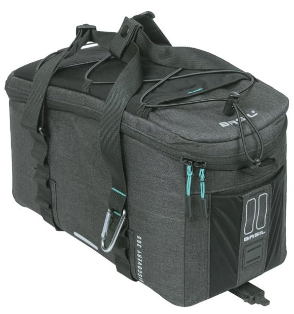 Basil Luggage Thruando Bag Discovery 365d Mik 9 litros 34 x 16 x 18 cm - Negro
