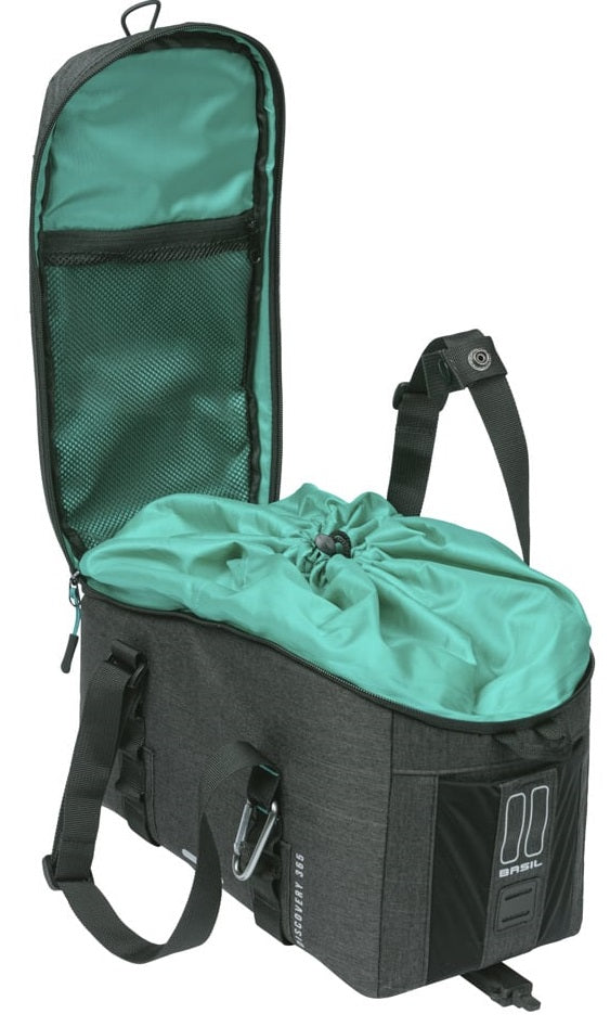 Basil Luggage Thruando Bag Discovery 365d Mik 9 litros 34 x 16 x 18 cm - Negro
