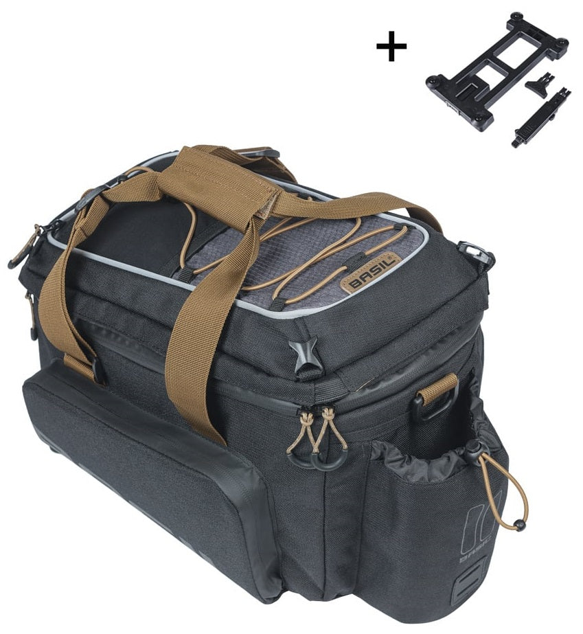 Basilikum Gepäck Immobilienbeutel Meilen XL Pro Mik 9-36 Liter - Schwarz