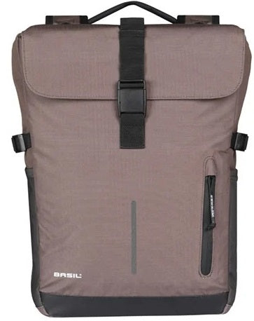 Basil dubbel cykelväska move mik 30 liter 16 x 27 x 38 cm - brun