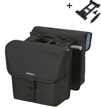 Basil Tas Go Mik 2.0 Double Black | 32L