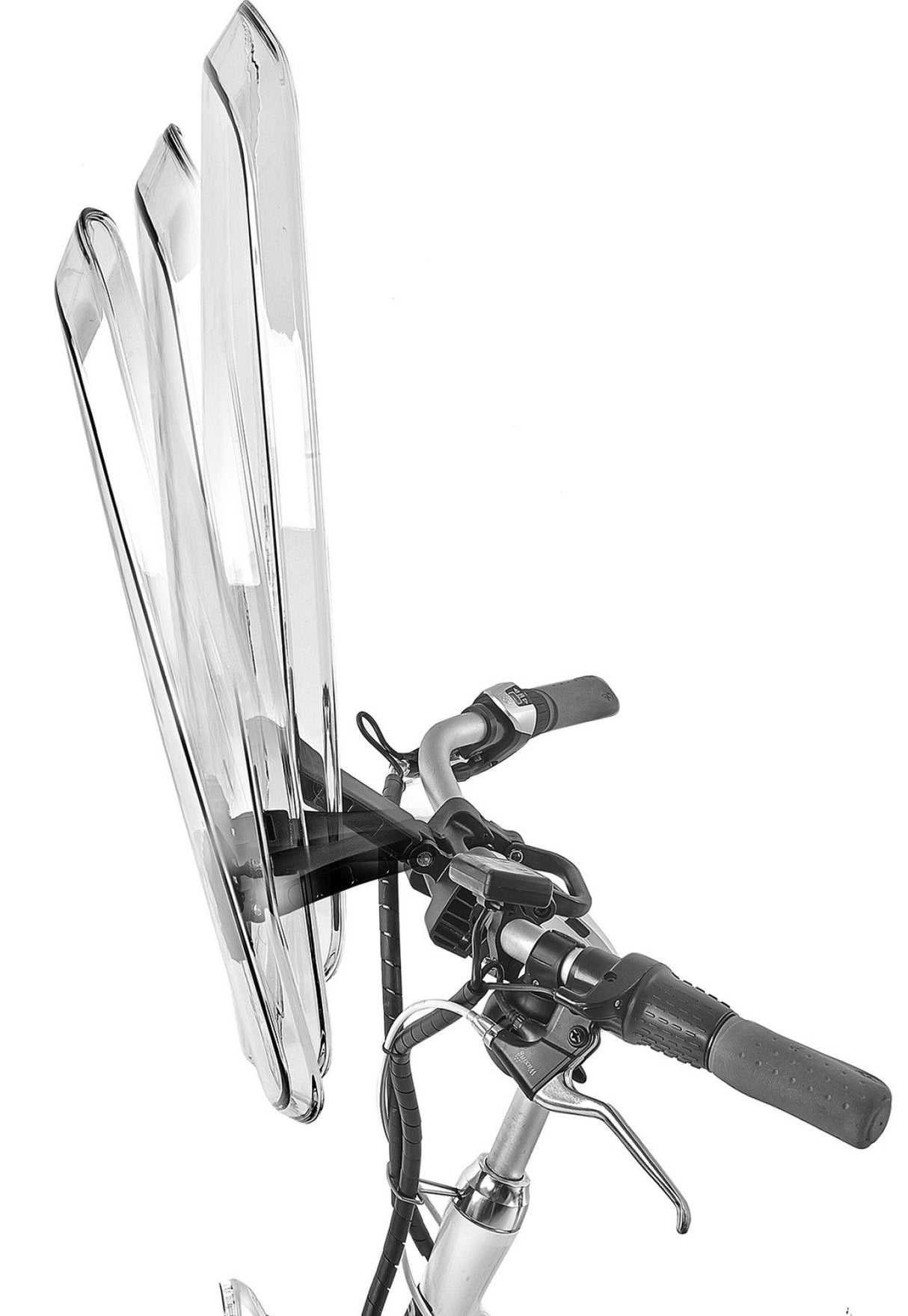 Bolsa de pára -brisa no banco da frente de montagem