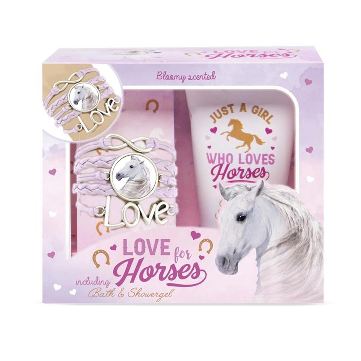 Casuelle love horses giftset met armband