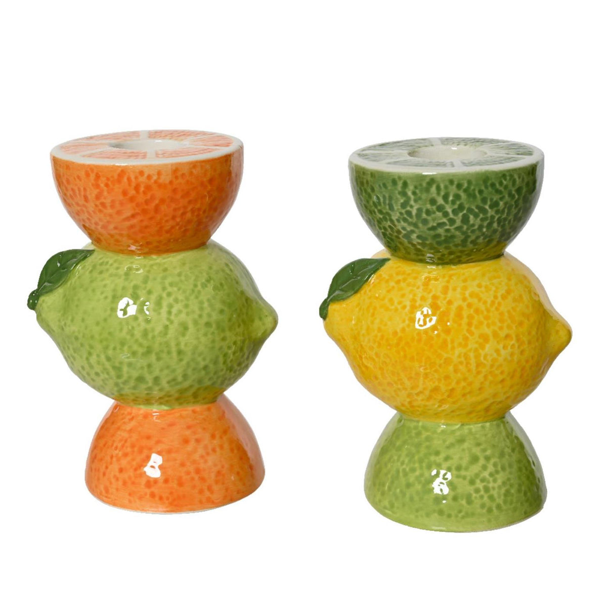 Decoris kandelaar fruitstapel h10.8cm