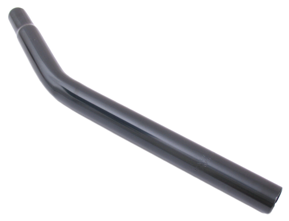 Posto de assento Ø25,4mm 360mm de aço dobrado preto