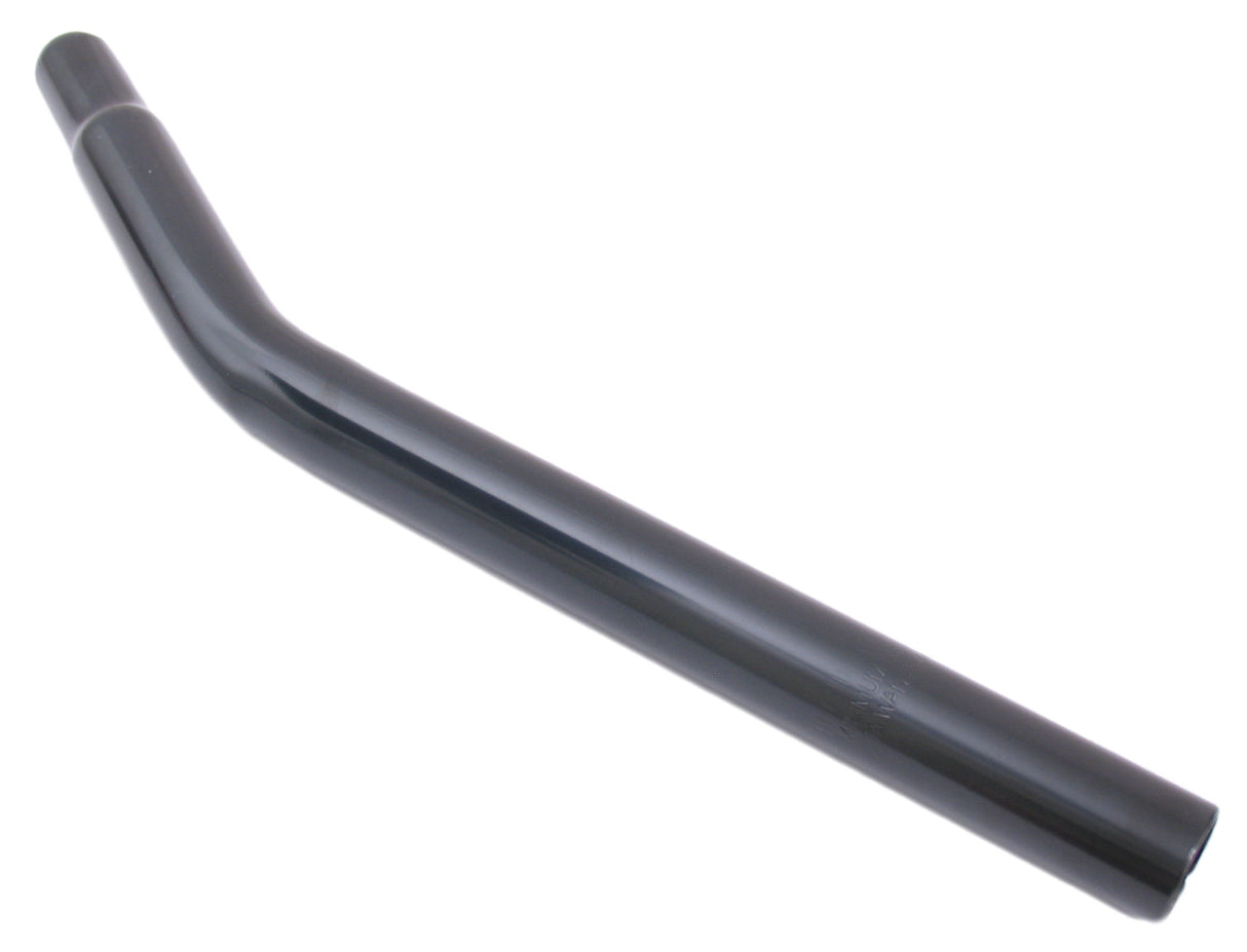 Posto de assento Ø25,4mm 360mm de aço dobrado preto