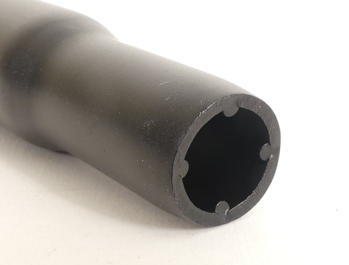 Setepost stearinlys Ø27.2mm 300mm aluminium - svart