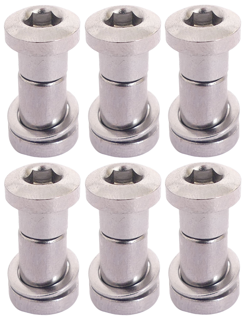 Bofix seatpost bolt Allen key 16 mm - chrome (6 pieces)