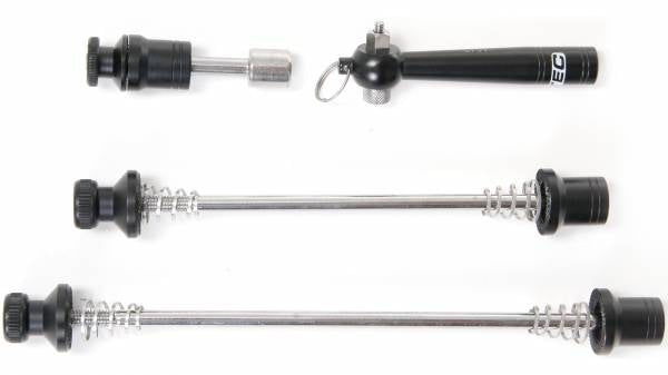 Tranzx JD-060 quick release with lock 2xM5 and 1xM6 black on card