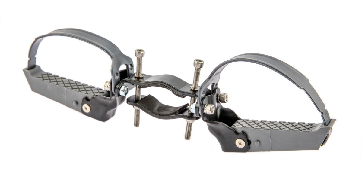 Saddle on Tube Mirage Jantje incluyendo Footrests Universal - Black