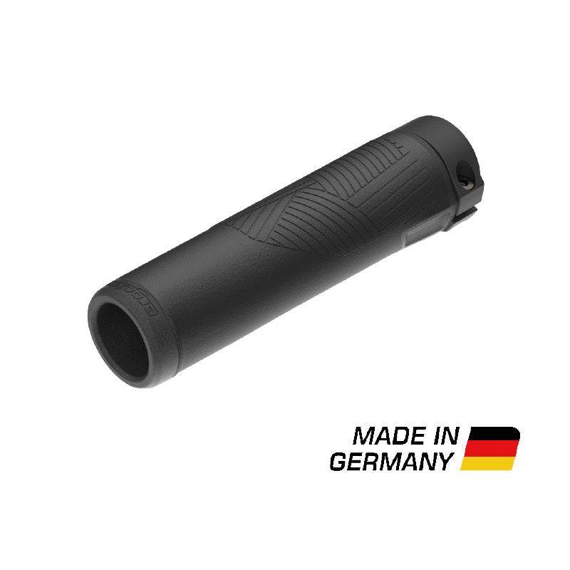 EC-Performance-Fahrradgriff 133 mm schwarzer TPE-Glasfaserverstärkung