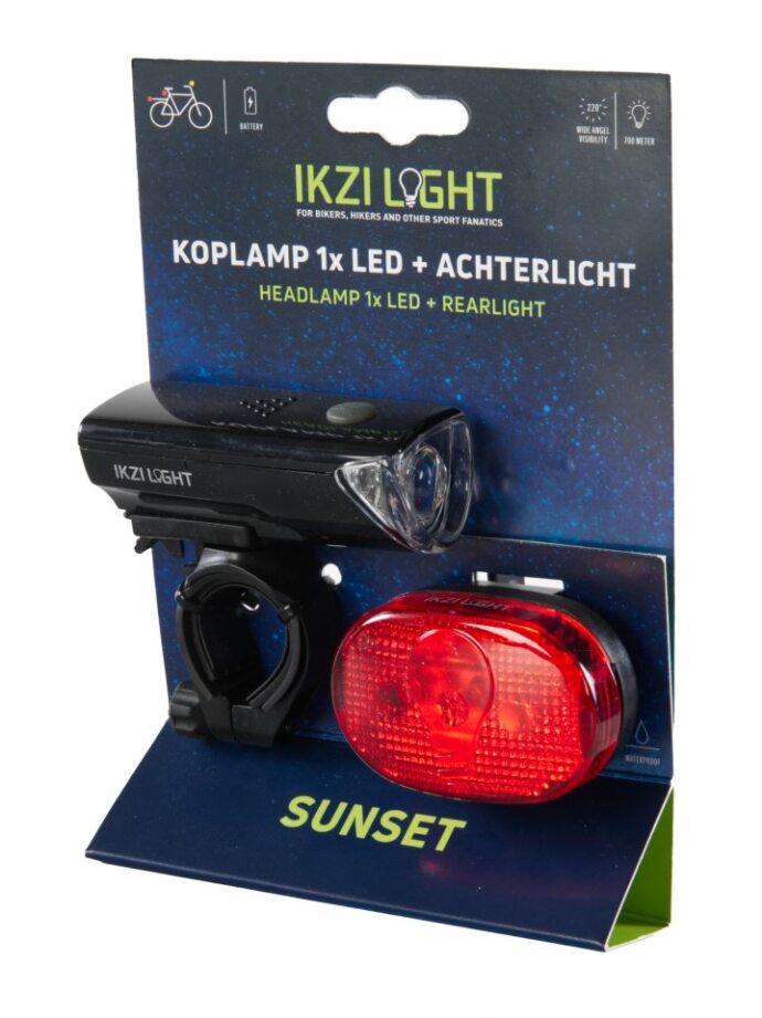 Ensemble d'éclairage ikzi allume la LED du coucher du soleil