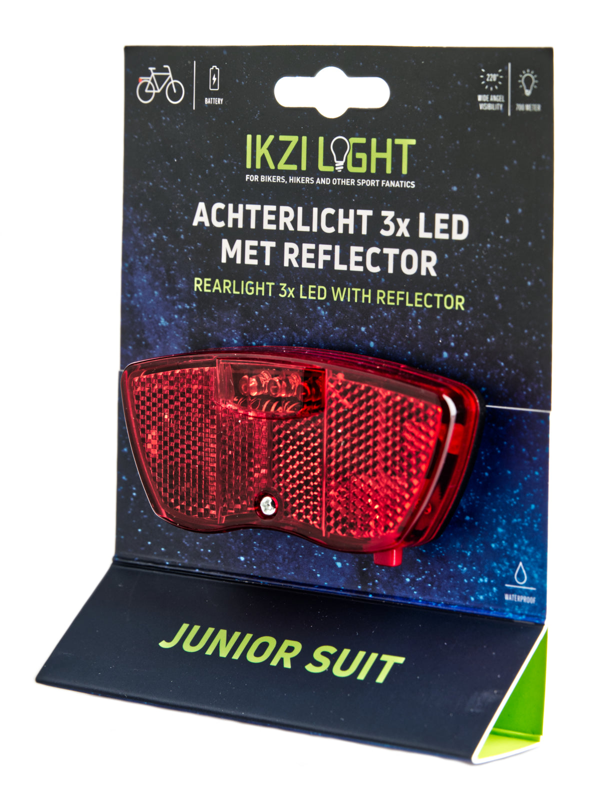 Ikzi light rear light carrier junior 3xled