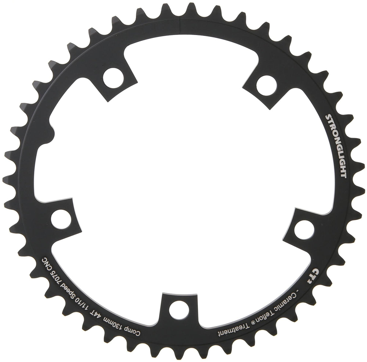 Stronglight chainring ct2 chain ring strongl.ct2 44t alu cer.teflon coat.